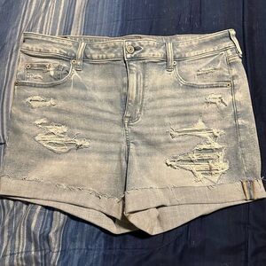 American Eagle Outfitters Light Blue Denim Shorts